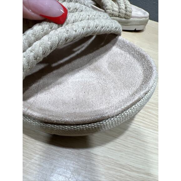 Zara Rope Sandals Womens Size 41 Beige 2713/120. - Picture 9 of 9